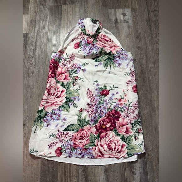 Forever 21 Dresses & Skirts - Forever 21 Pink and Green Mini Dress floral lightweight casual